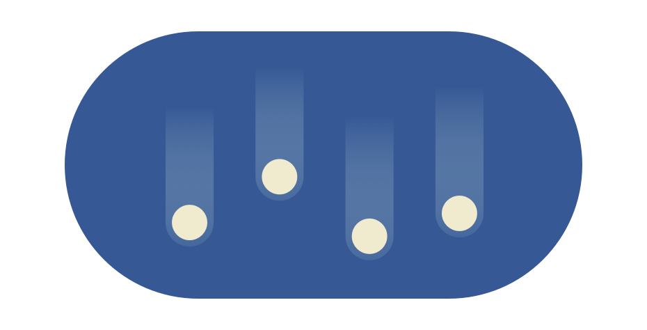 Four falling dots.