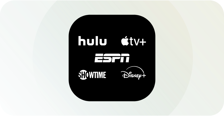 U.S. streaming logos