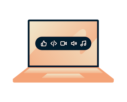 Nikmati konten yang diinginkan: streaming TV dan musik di laptop.